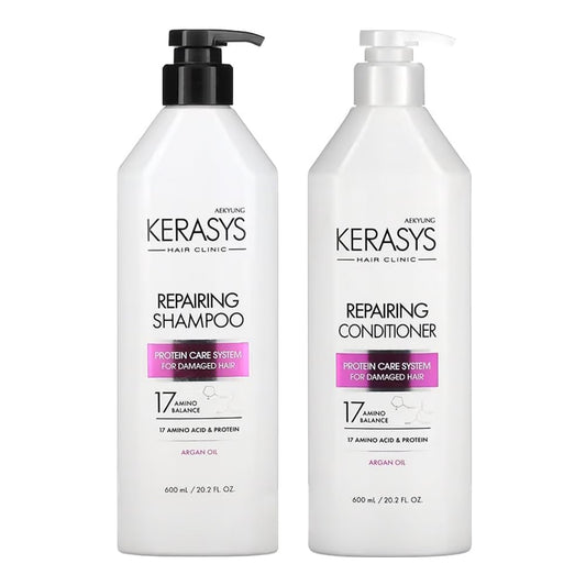 Aekyung Kerasys Repairing Shampoo bottle for nourished, hydrated hair