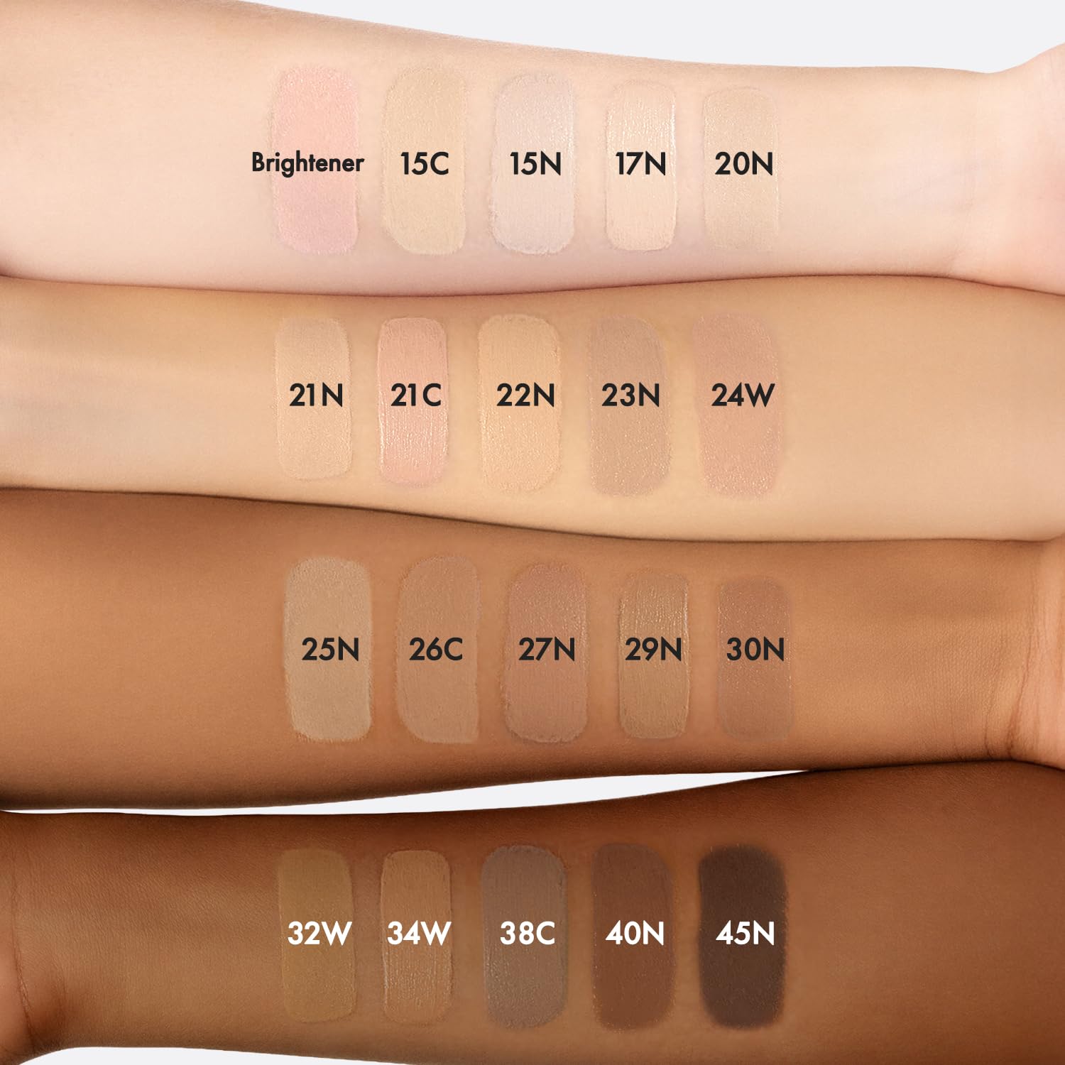 All-day wear depiction shows long-lasting coverage
