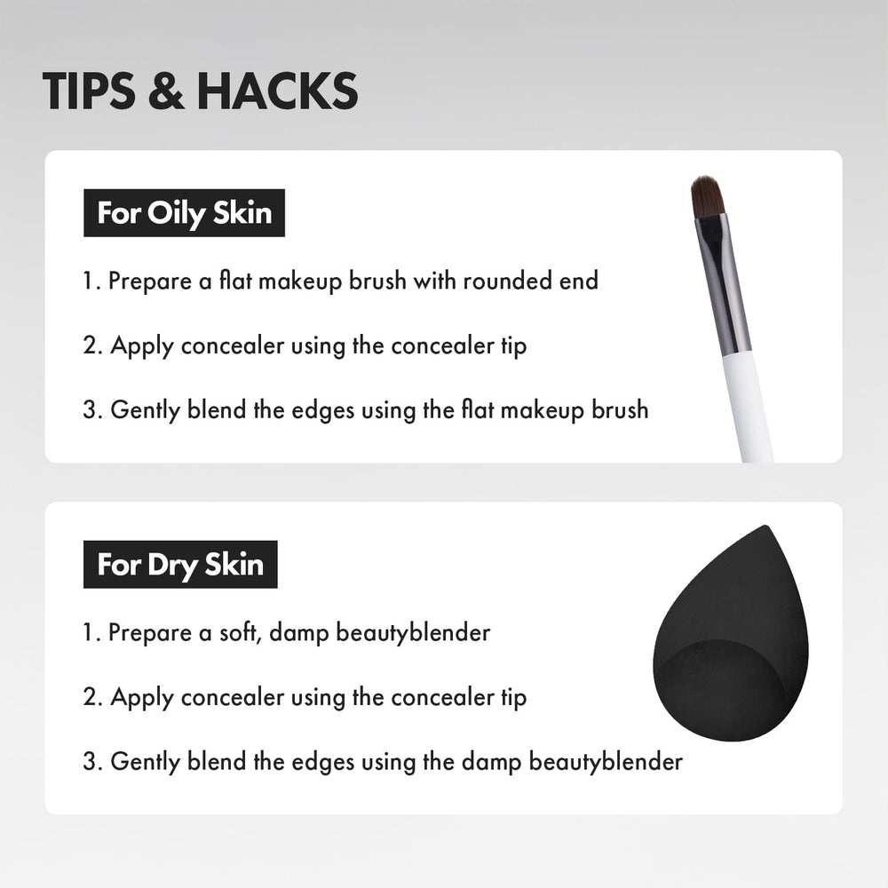 Texture close-up highlights lightweight, hydrating liquid formula
