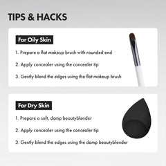 Texture close-up highlights lightweight, hydrating liquid formula