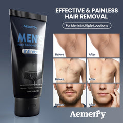 Aemerry Hair Removal Cream aloe vera swatch emphasizes soothing, skin-nourishing formula.