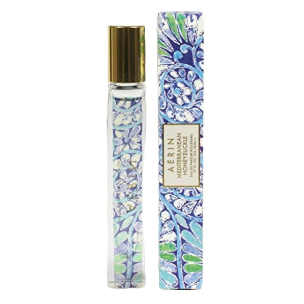 AERIN Mediterranean Honeysuckle close-up cap for easy fragrance access