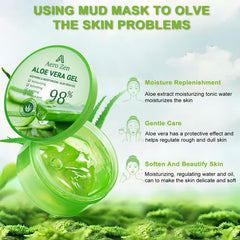 Aero Zen Aloe Gel balances hydration to reduce dryness.