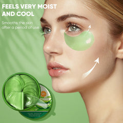 Aero Zen Aloe Vera Eye Mask on the eye area provides cooling relief