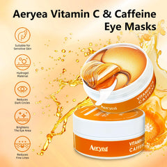 Close-up shows vitamin C-infused gel designed for brightening under the eyes.