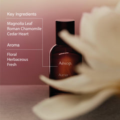 Aesop Aurner on wrists, ideal for everyday scent layering.