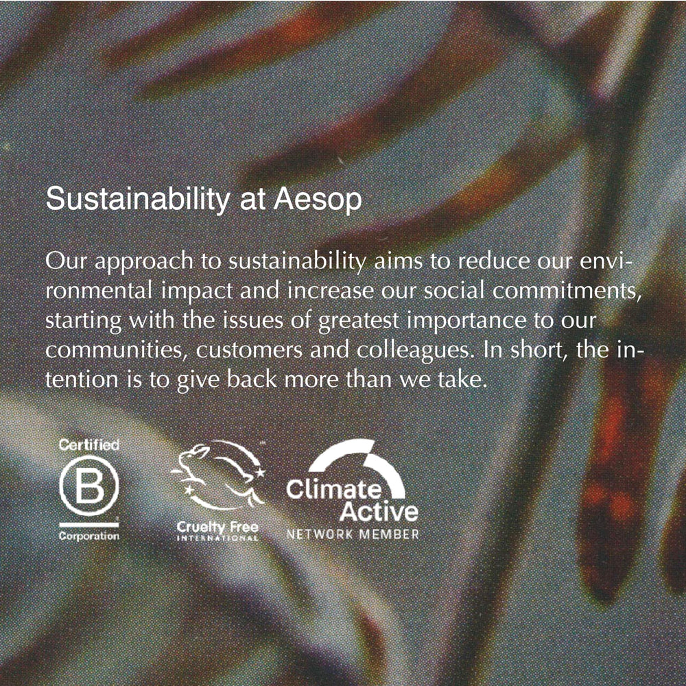 Aesop Cedar & Citrus Lip Balm with silky oil-gel texture adds moderate shine without stickiness.
