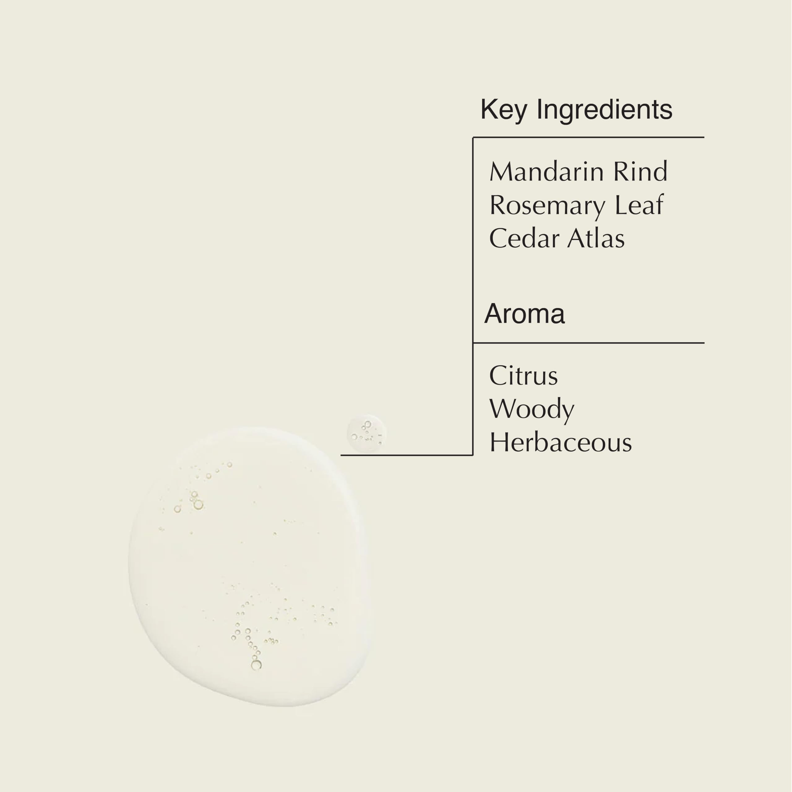 Aesop Resurrection Hand Wash bottle pour shot with citrus aroma.