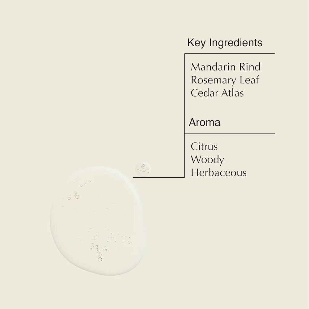 Hands under lather showing gentle, non-drying cleansing texture.