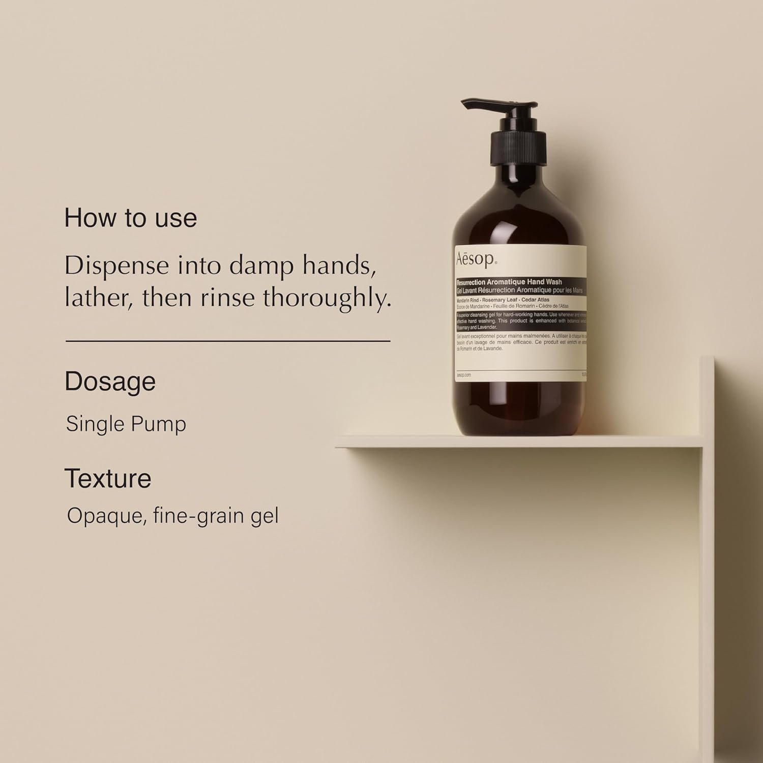 A refill bottle with screw cap for easy, eco-friendly top-ups.