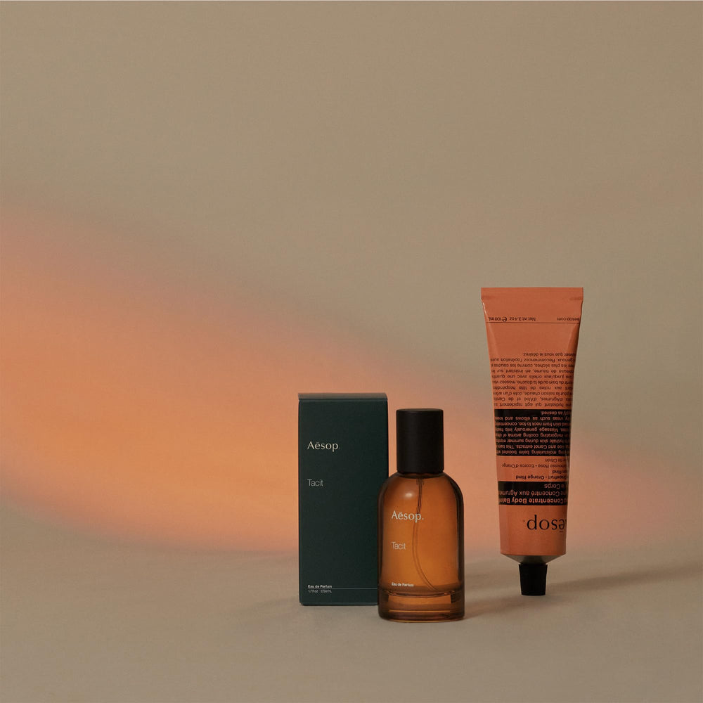Aesop Rind Balm orange rind ingredient emphasizes uplifting, refreshing aroma.