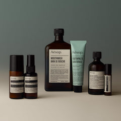 Aesop vegan packaging emphasizes sustainable, cruelty-free deodorant design.