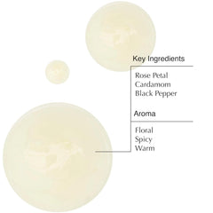 Aesop Rose Petal Oil close-up, highlighting soothing botanical ingredient for skin.