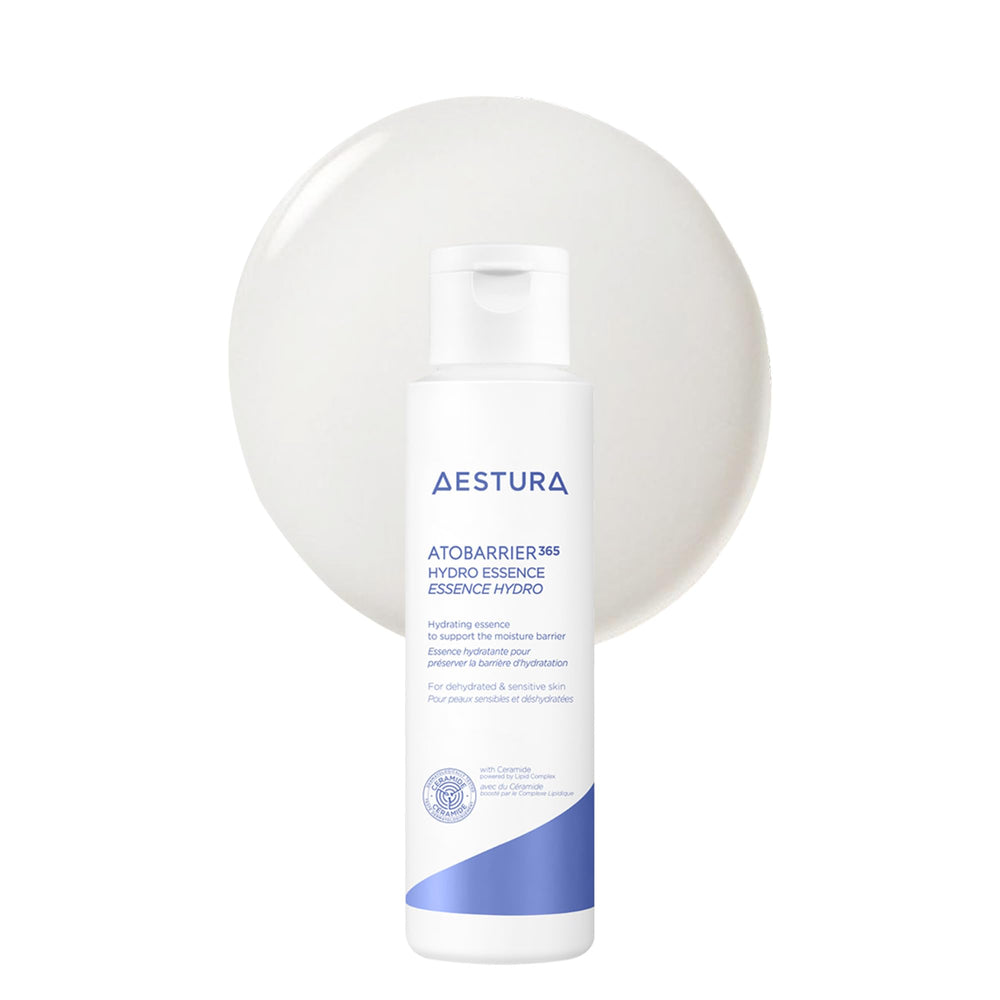AESTURA ATOBARRIER365 Hydro Essence bottle promotes deep hydration for dry skin