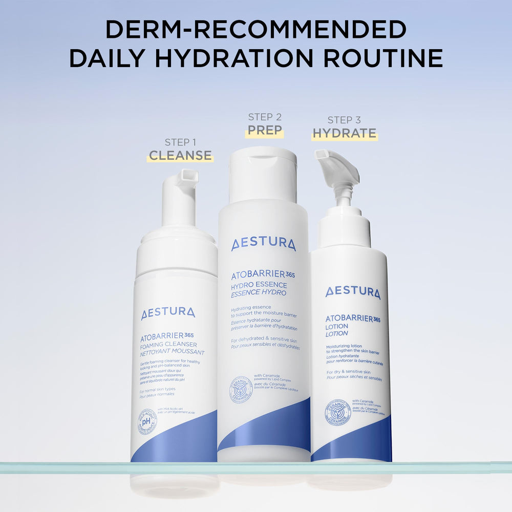 AESTURA ATOBARRIER365 packaging 90ml box emphasizes compact travel-friendly size