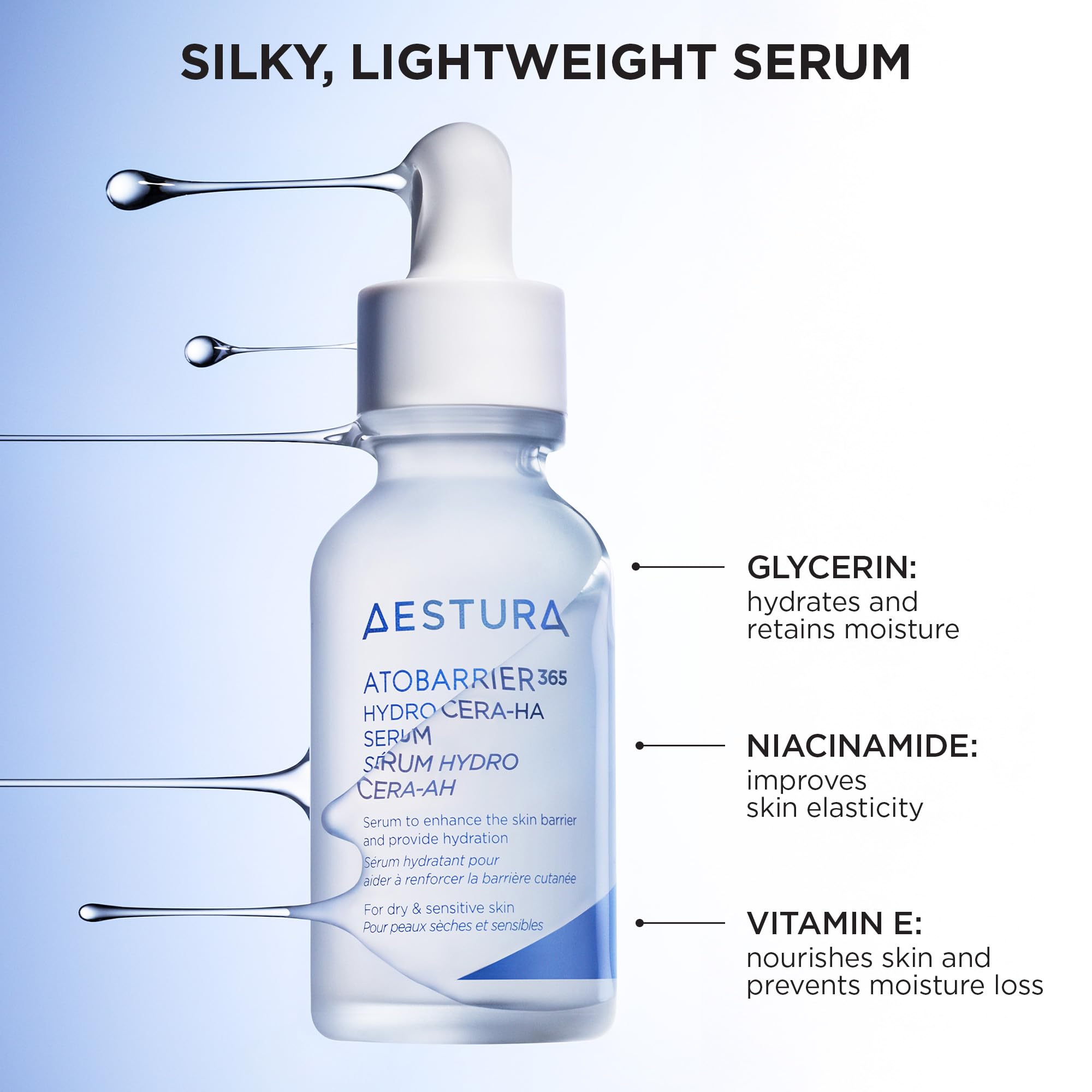 AESTURA ATOBARRIER365 cap closeup emphasizing precise dispensing.
