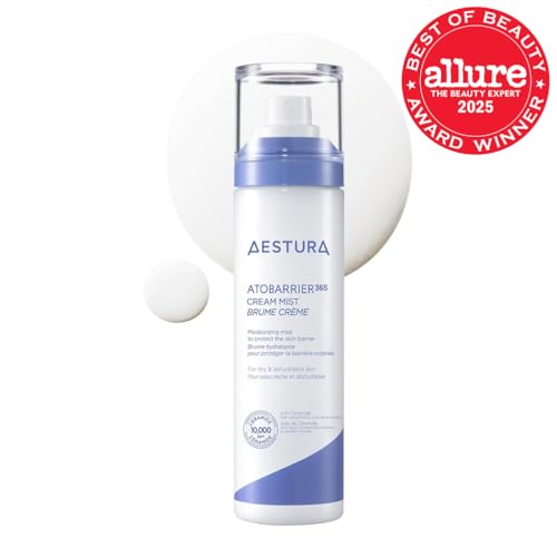 AESTURA ATOBARRIER365 ultra-fine spray demonstrates even mist distribution