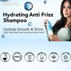 Aeterna AQUA almond oil droplets imply nourishing shine