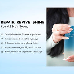 Aeterna AQUA bottle featuring aloe vera image and soothing scalp care