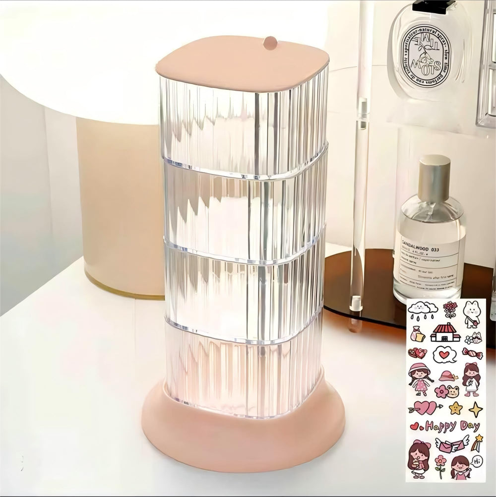 Gift-ready AevumTech hair accessory organizer in pink