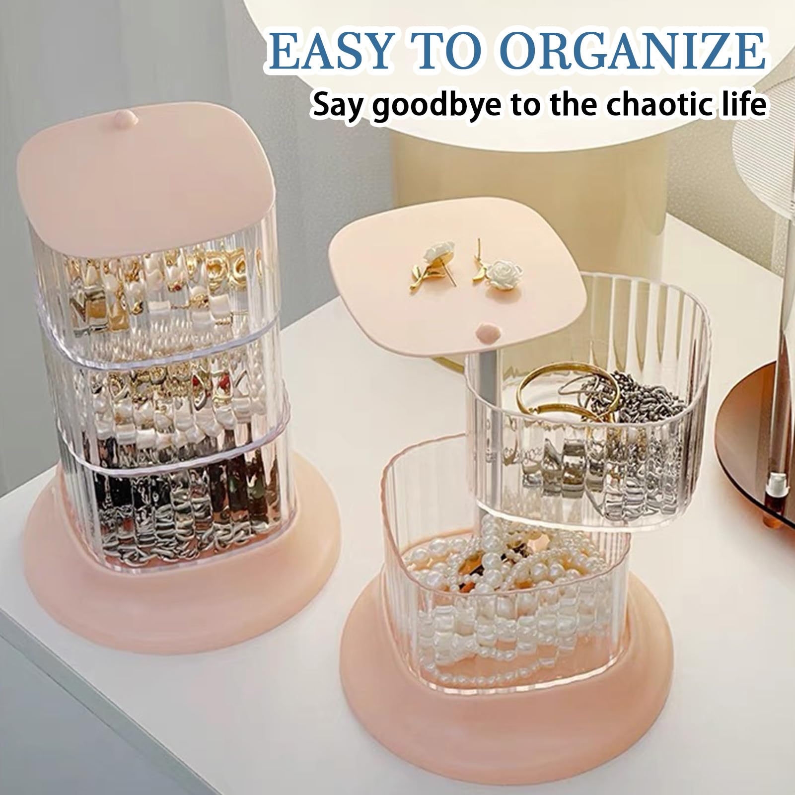 Designated scrunchie and clip sections in AevumTech organizer
