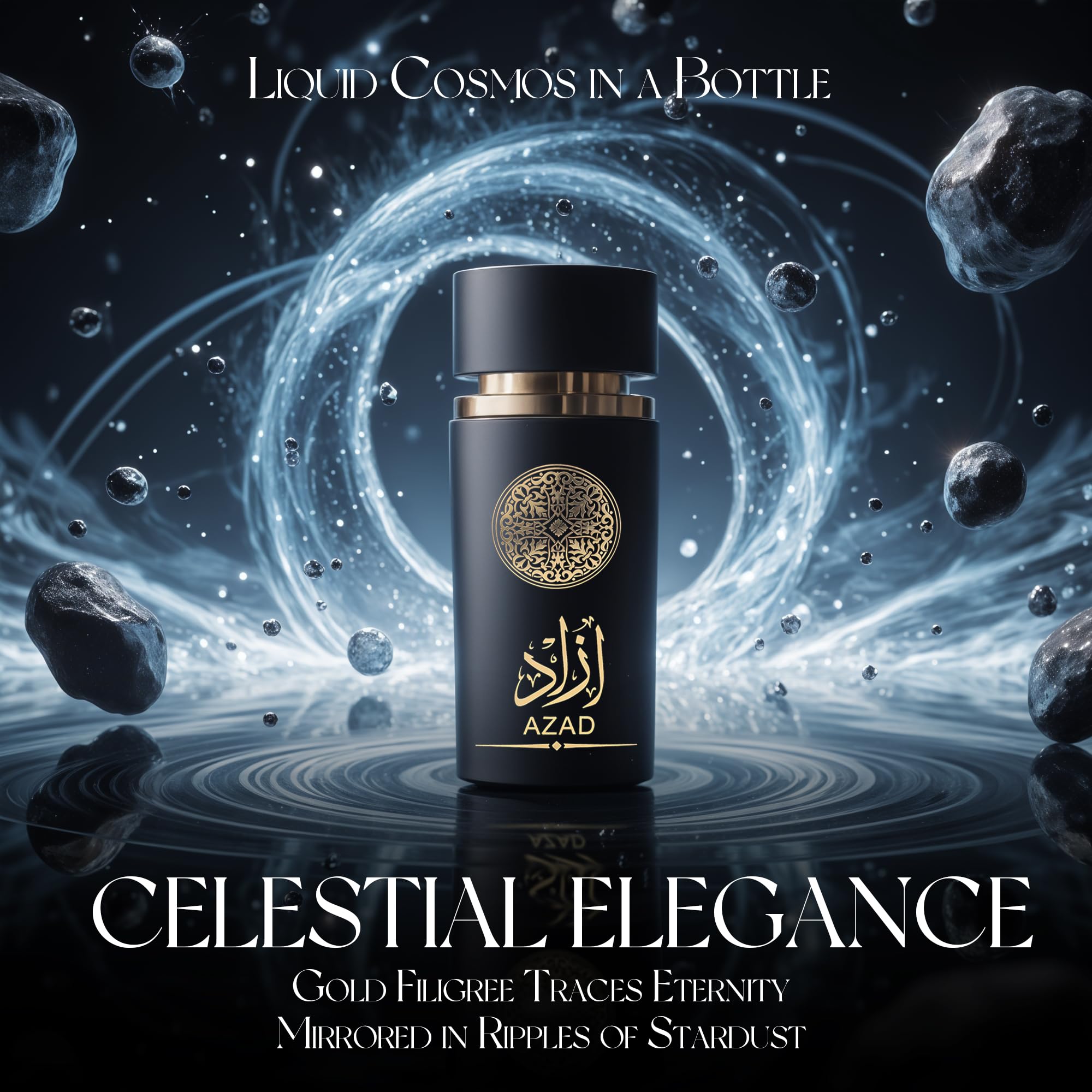 AZAD base amber-vanilla evokes warm evening allure