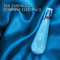 AFLUXE Cool Ocean close-up on glass texture, emphasizing premium quality.