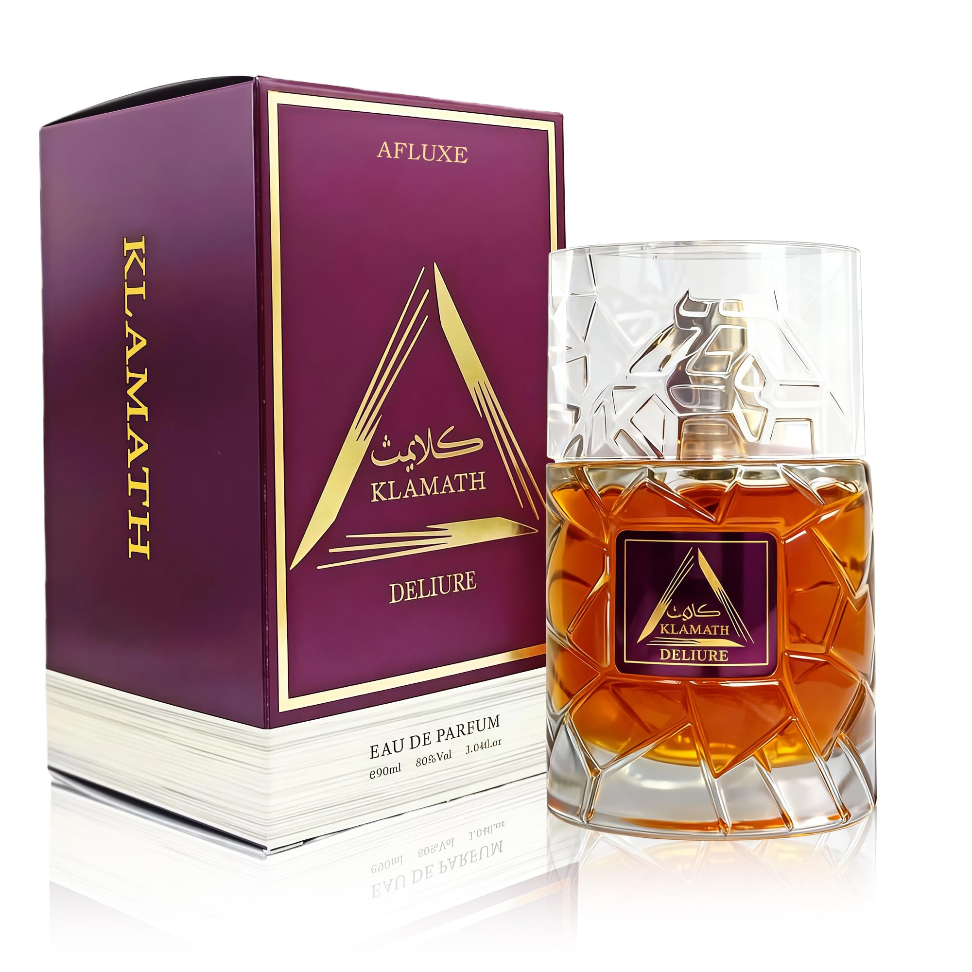 Afluxe Klamath-Deliur bottle front view for versatile day-to-night wear.
