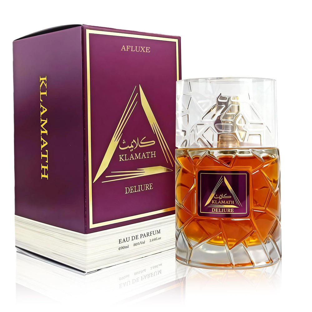 Afluxe Klamath-Deliur bottle front view for versatile day-to-night wear.