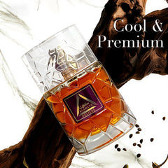 Afluxe Klamath-Deliur bottle pour shot indicating lasting fragrance.