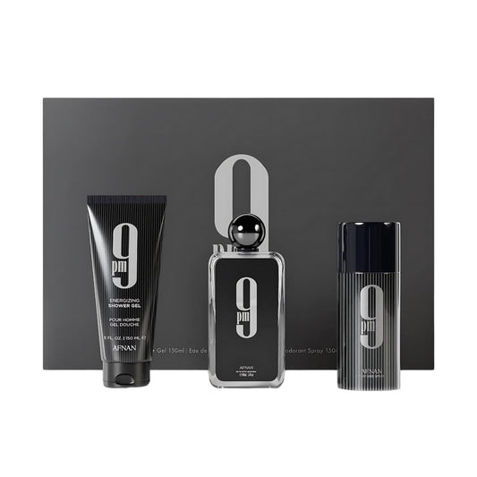 Afnan 9PM bottle shown for daily wear and evening events.