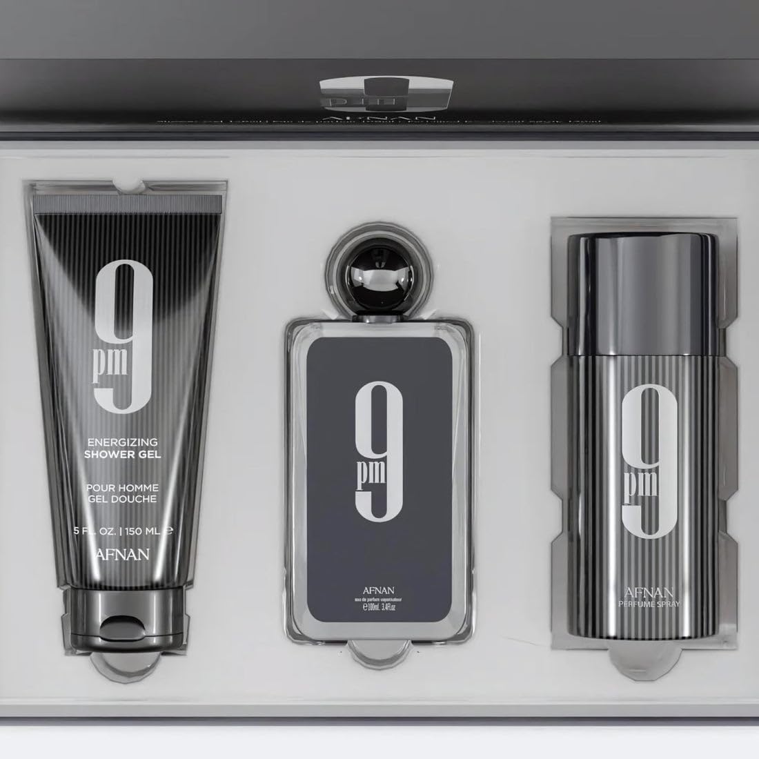 Afnan 9PM deodorant ideal for all-day freshness.