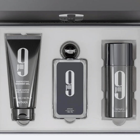 Afnan 9PM deodorant ideal for all-day freshness.