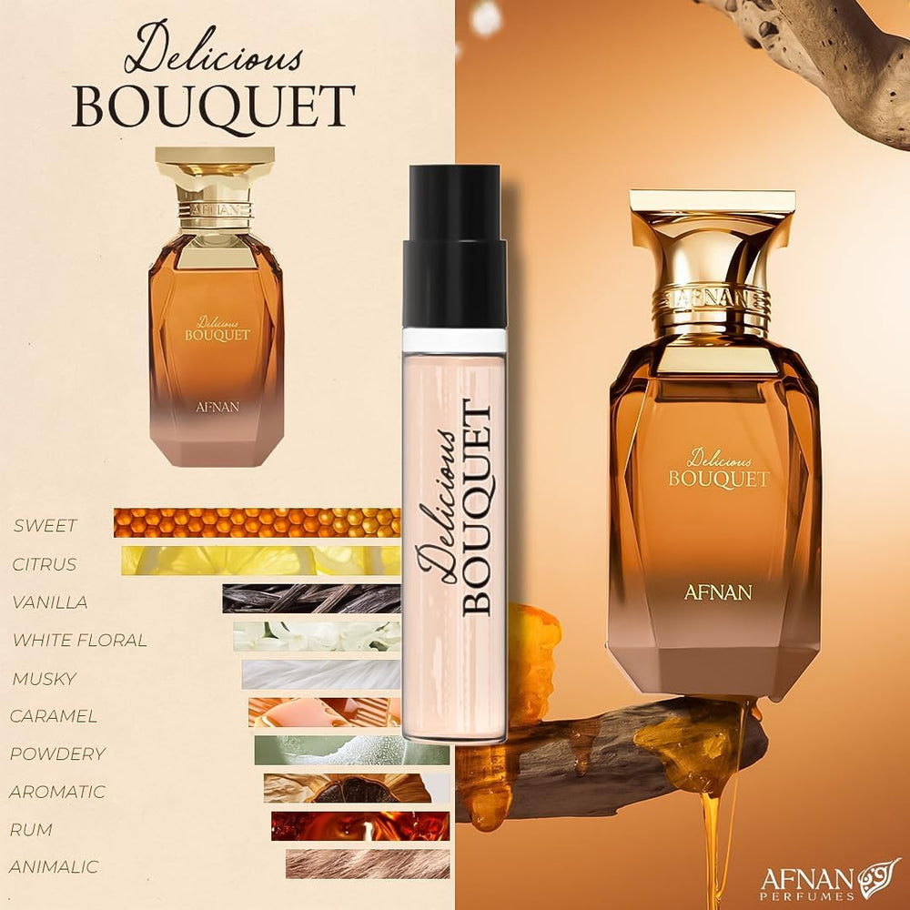 Afnan Cherry Bouquet 2ml vial for on-the-go floral-fruity testing