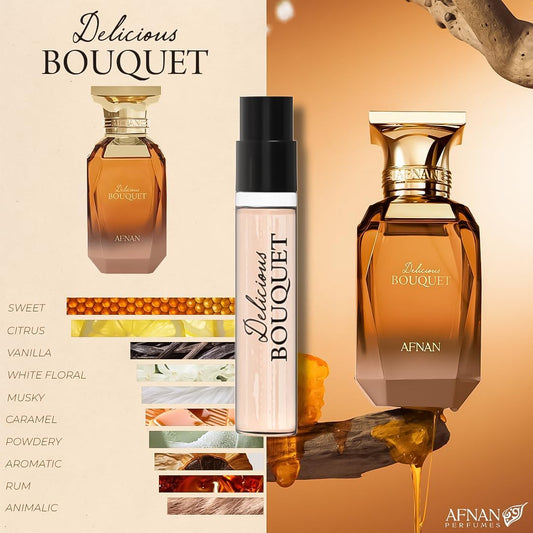 Afnan Cherry Bouquet 2ml vial for on-the-go floral-fruity testing