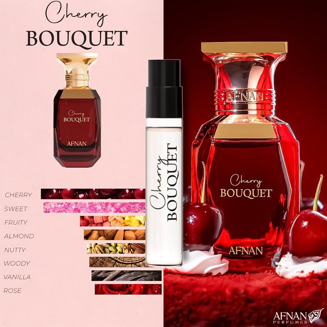 Afnan Delicious Bouquet 2ml vial for bright, inviting scent