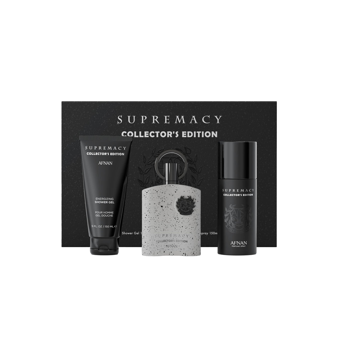 Afnan Supremacy EDP bottle for daily refinement and confidence.