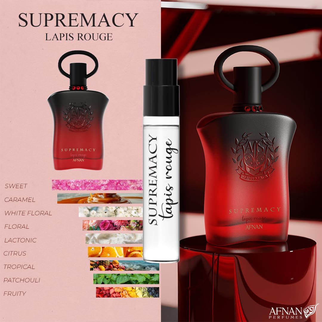 Afnan Supremacy Femme Pink bottle offering playful daytime scent and versatile wear.