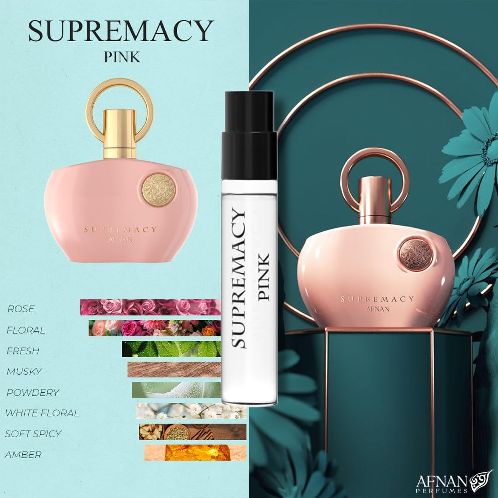 Afnan Supremacy Femme Purple bottle suited for sophisticated nights and events.