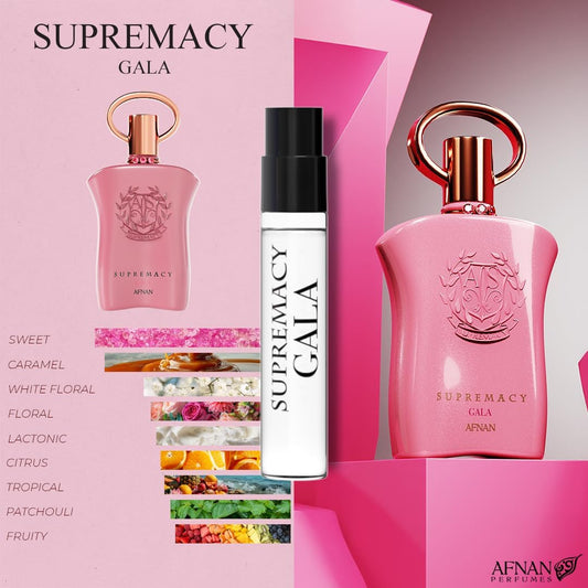 Afnan Supremacy Femme Red Carpet bottle for bold evening scent during special occasions.