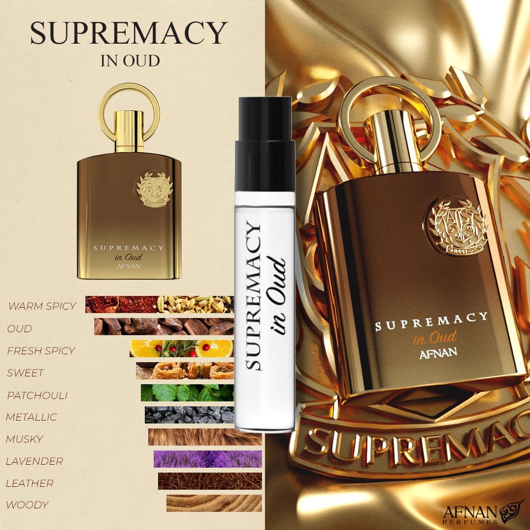 Afnan Supremacy in Heaven 2ml vial close-up for daily wear.
