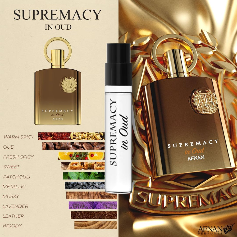 Afnan Supremacy in Heaven 2ml vial close-up for daily wear.