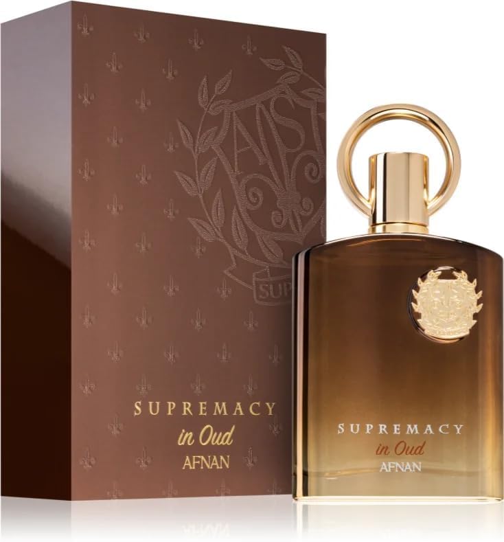 Afnan Supremacy in Oud packaging box, ideal gift-ready presentation.