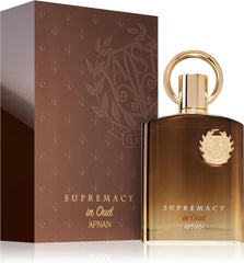 Afnan Supremacy in Oud packaging box, ideal gift-ready presentation.