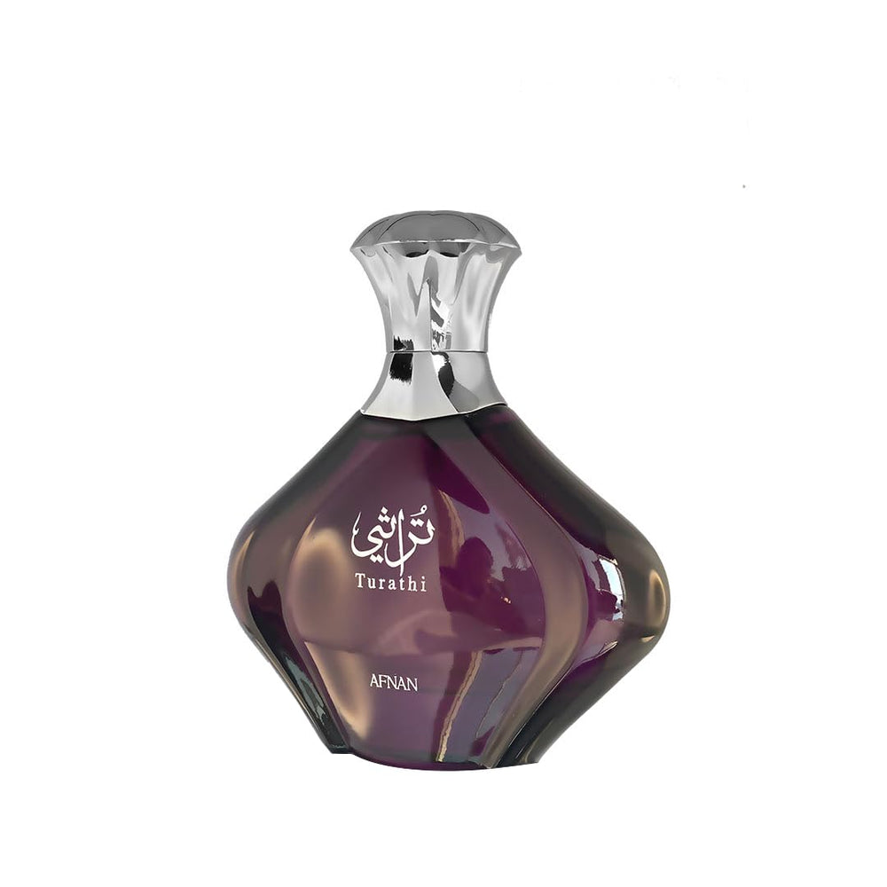 Close-up cap of Afnan Turathi Purple, showcasing premium design.