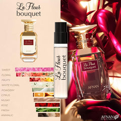Afnan Violet Bouquet 2ml vial for soft, daytime fragrance