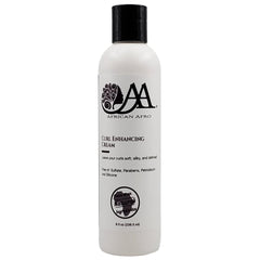 African Afro AA Curl Enhancing Cream bottle with avocado oil for defined curls.