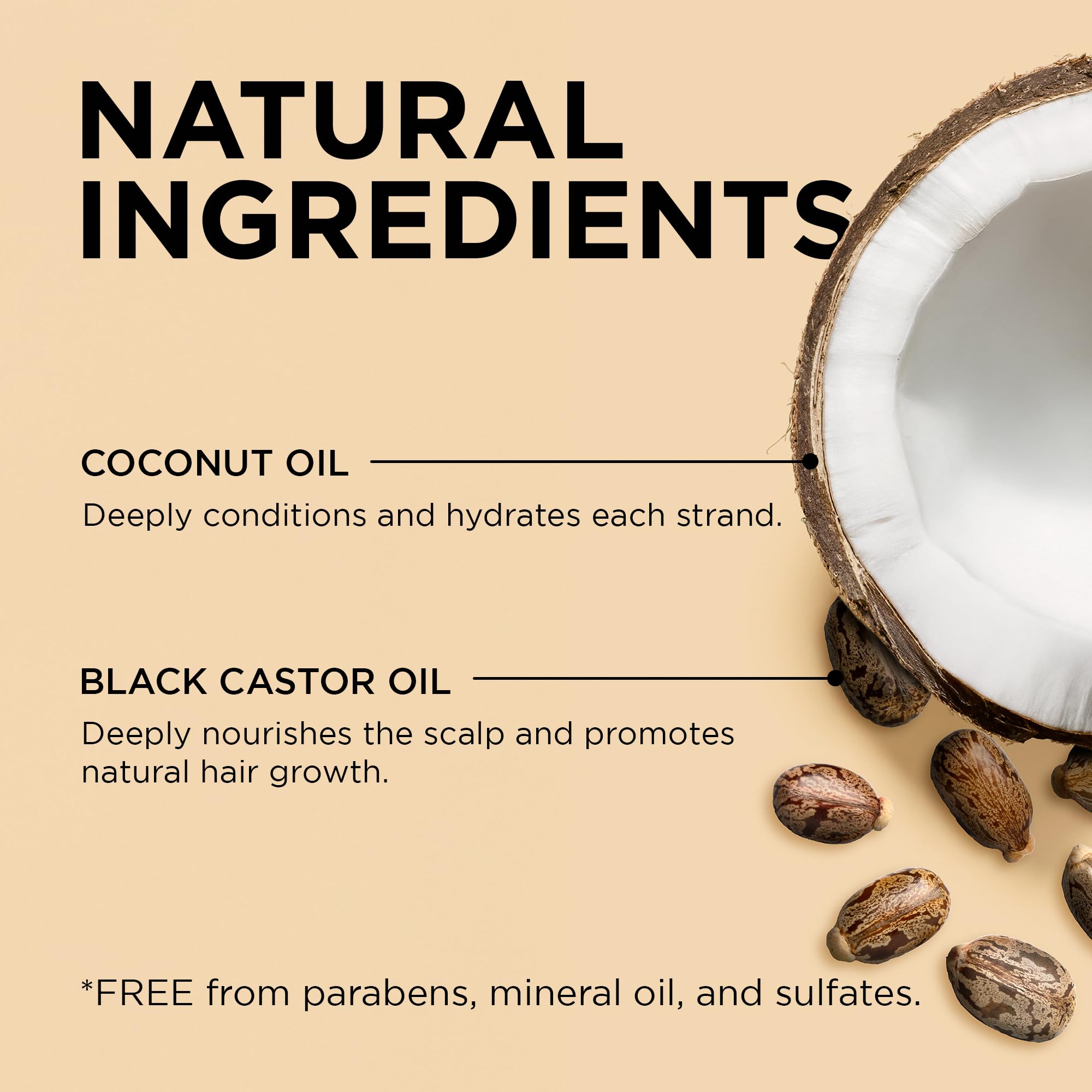 African Pride gel bottle shows coconut oil infusion for conditioning.