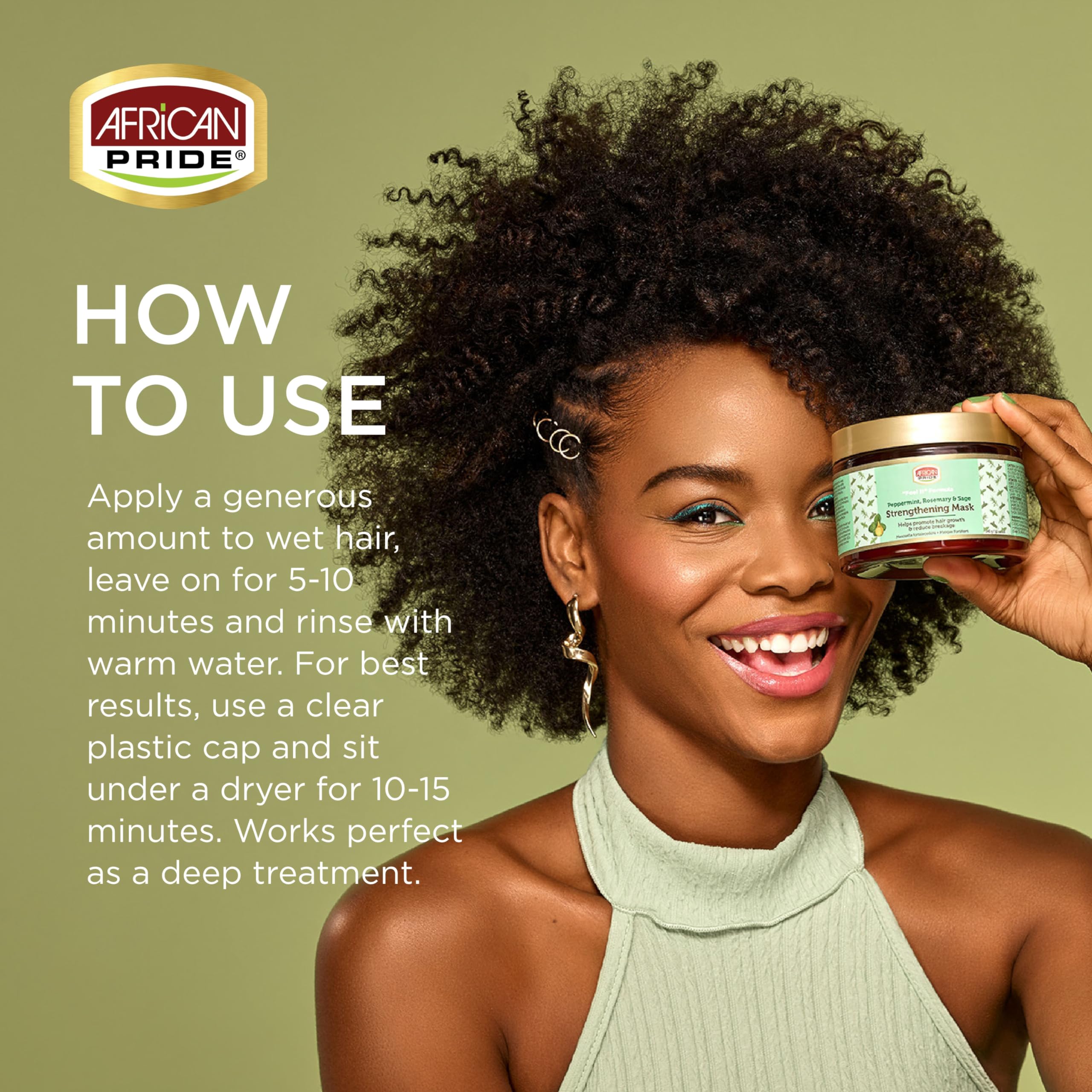African Pride Feel It Formula rosemary oil—promotes scalp circulation and root vitality.