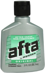 Afta After Shave Skin Conditioner Original bottle pour for a smoother, irritation-free shave
